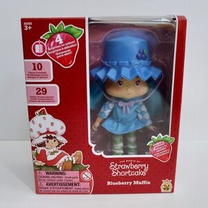 Strawberry Shortcake Blueberry Muffin Doll 5.5" Poseable Fashion Doll (A)